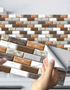 Tiles Wall Stickers 3d Mosaic Design Self-adhesive Waterproof 96Pcs